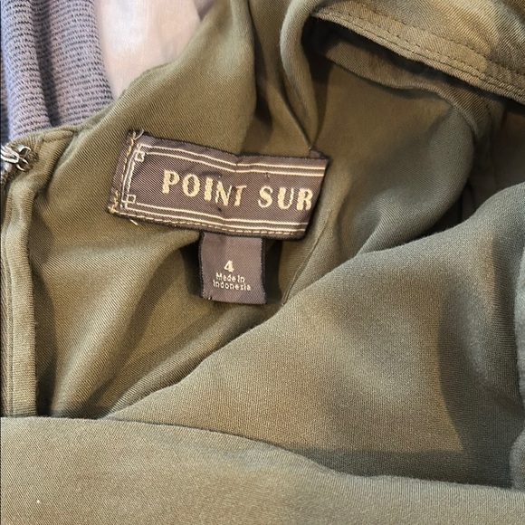 Anthropologie Point Sur Olive Green Sleeveless Jumpsuit - Picture 9 of 12